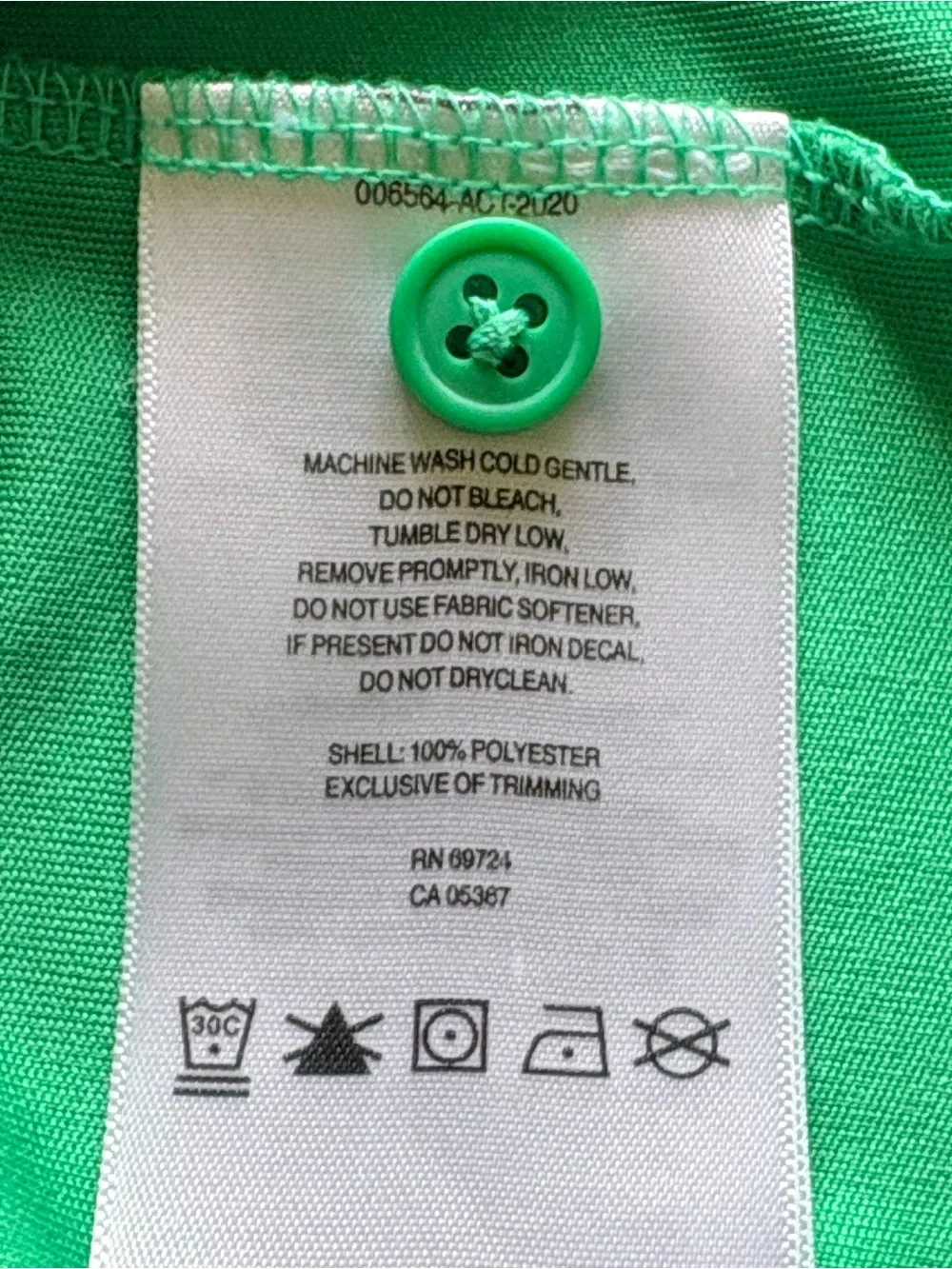 Columbia PFG Boy’s XL (18/20) Green 100% Polyester short sleeve Polo Shirt